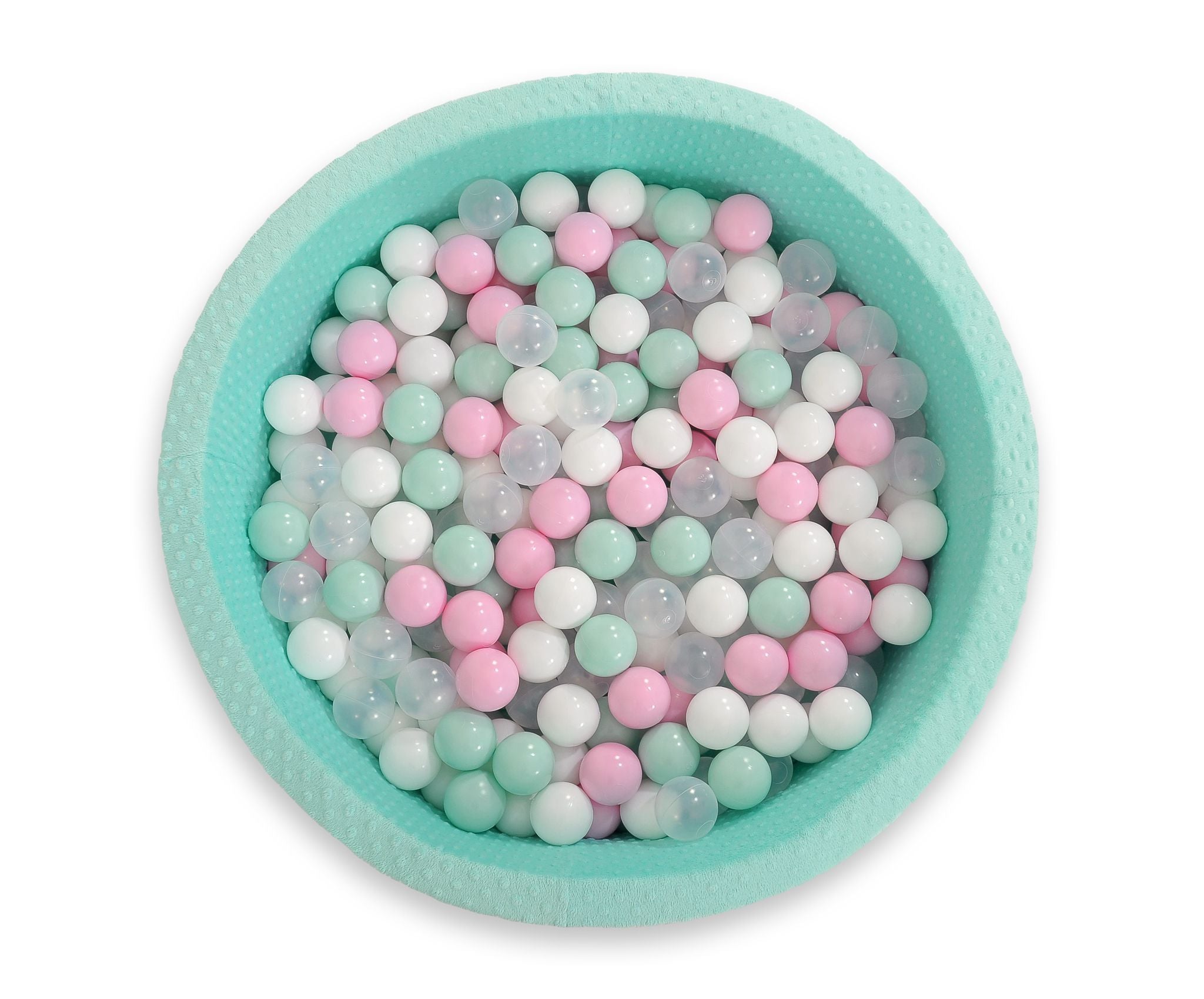 Plastic balls for the dry pool 50pcs - transparent