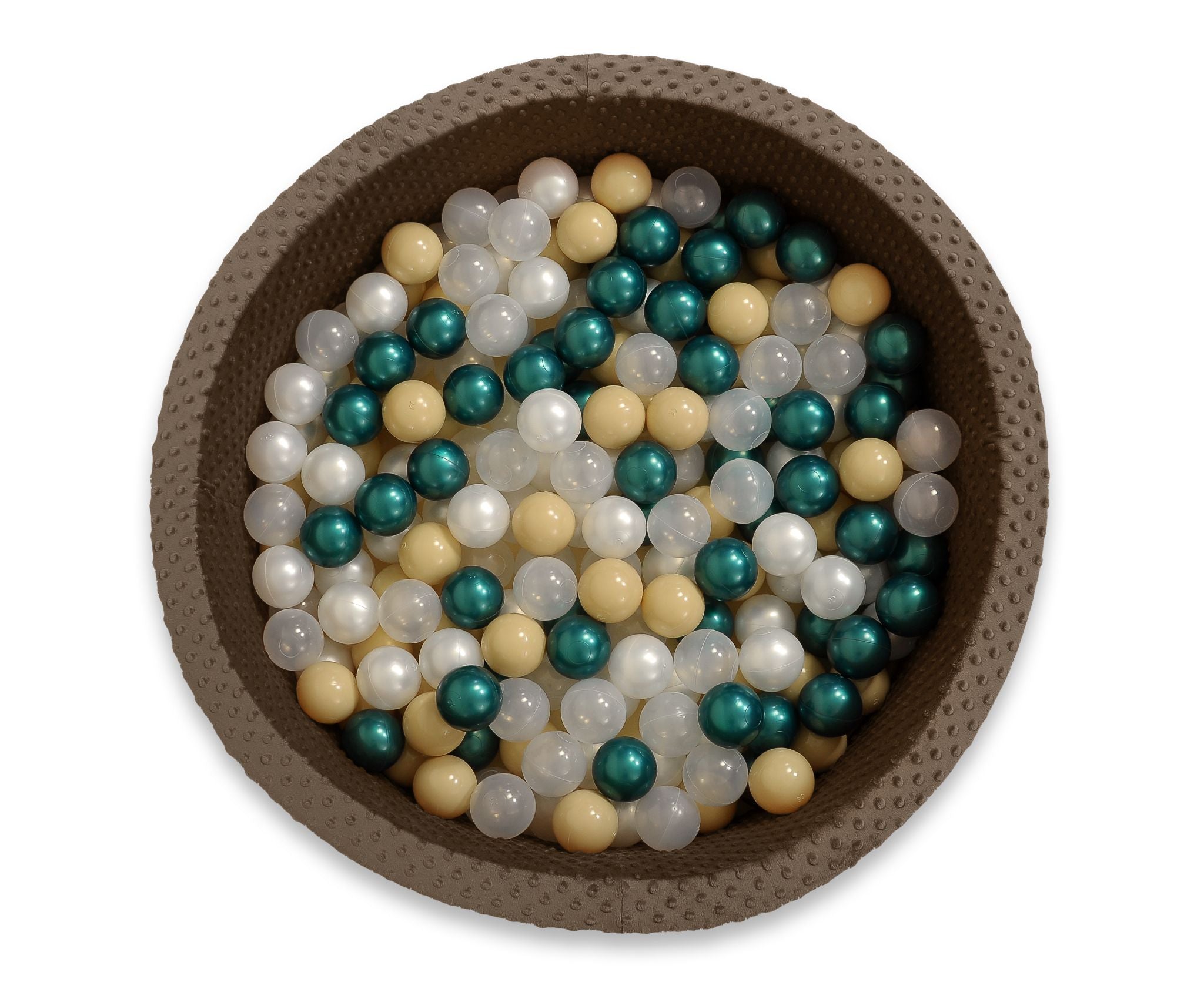 Plastic balls for the dry pool 50pcs - pearl green