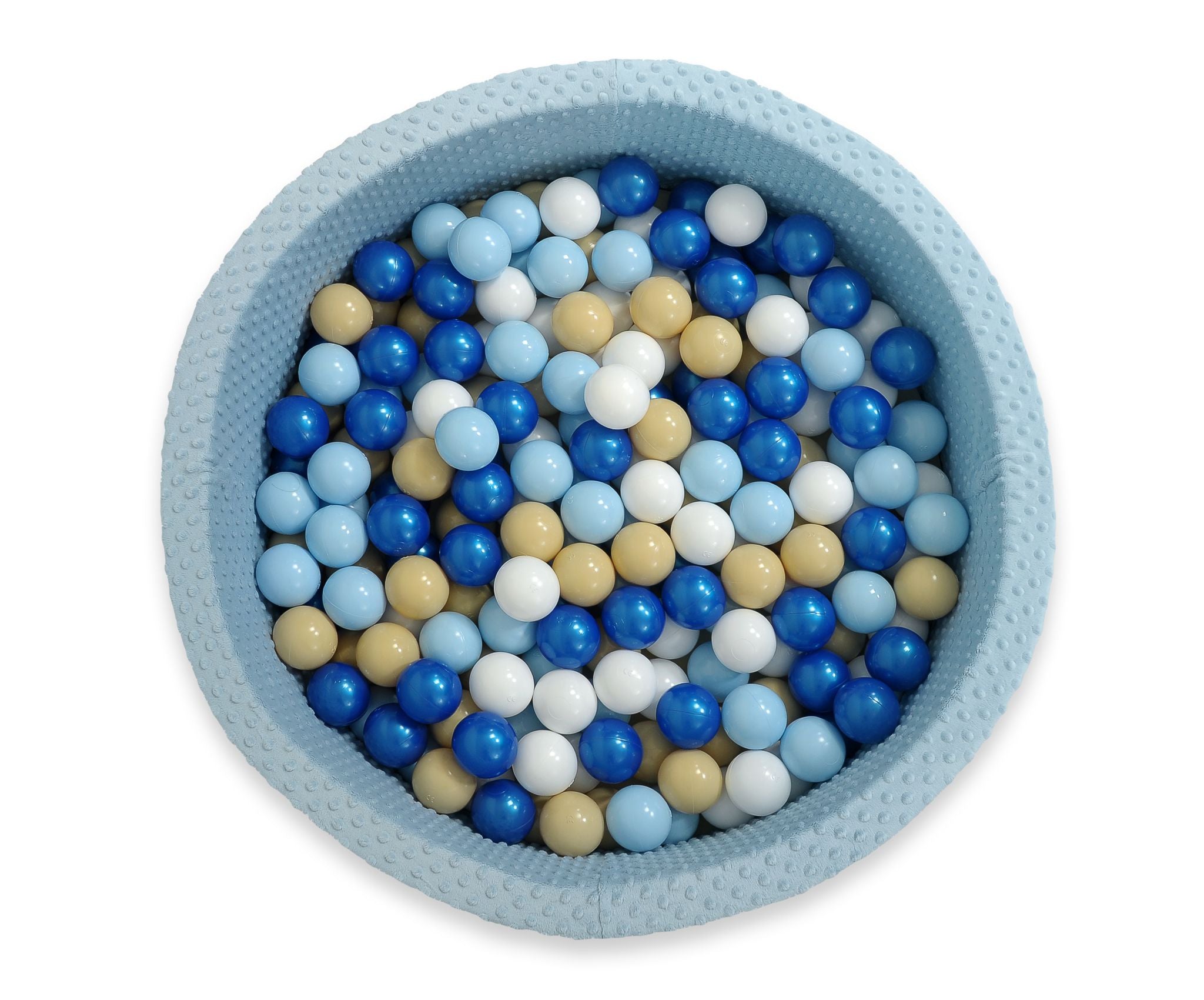 Plastic balls for the dry pool 50pcs - light blue