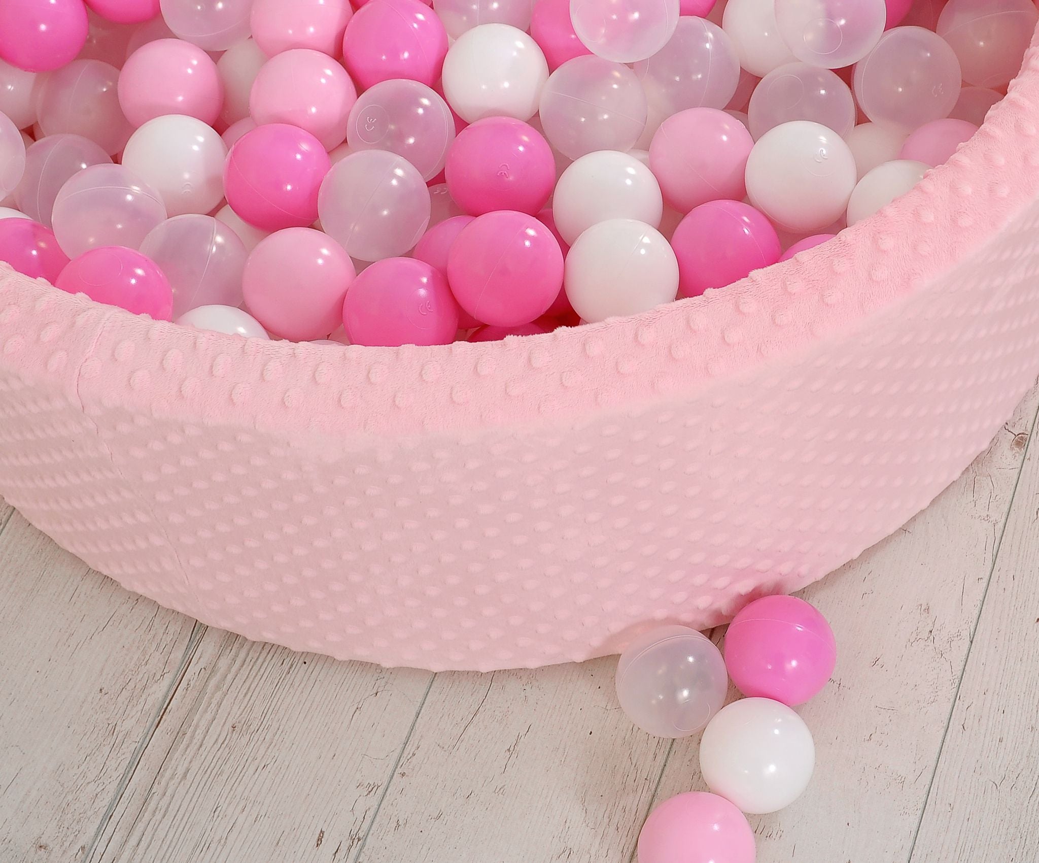Plastic balls for the dry pool 50pcs - dark pink