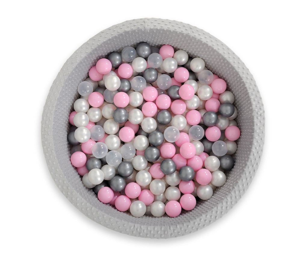 Plastic balls for the dry pool 50pcs - light pink