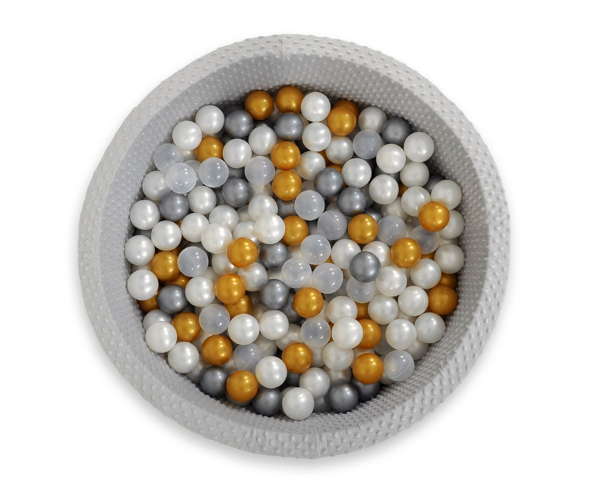 Plastic balls for the dry pool 50pcs - golden