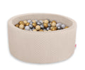 Ball-pit minky H-40 cm with balls 200pcs- beige