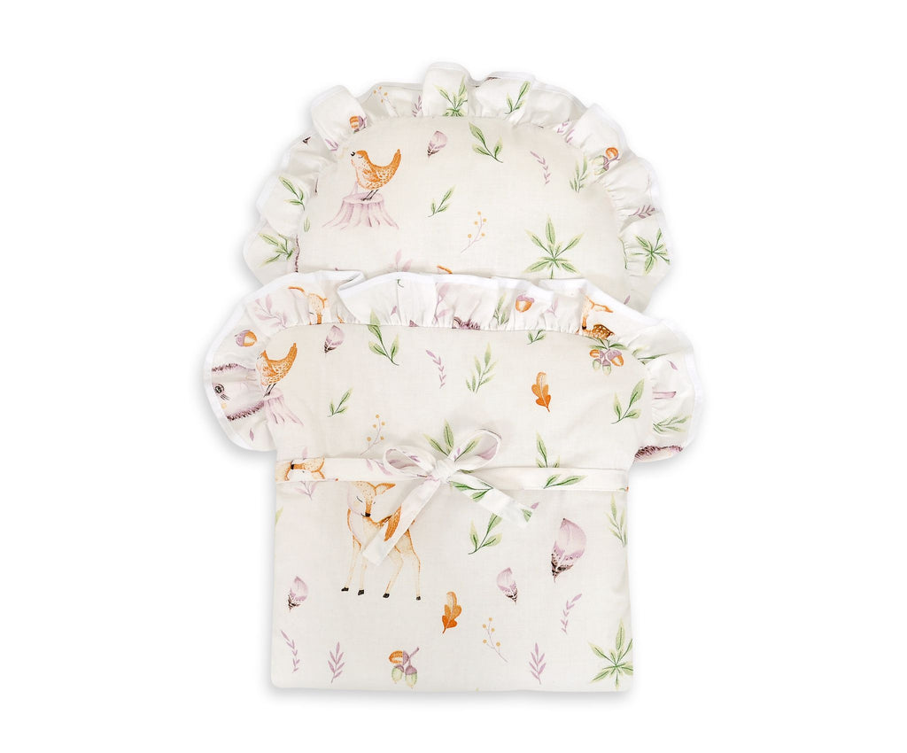Baby doll swaddling blanket - forest softness