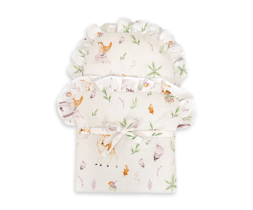 Baby doll swaddling blanket - forest softness