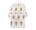 Baby doll swaddling blanket - zebra yellow