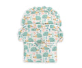 Baby doll swaddling blanket - hedgehogs mint
