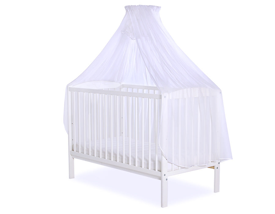 Mosquito-net made of chiffon-  white