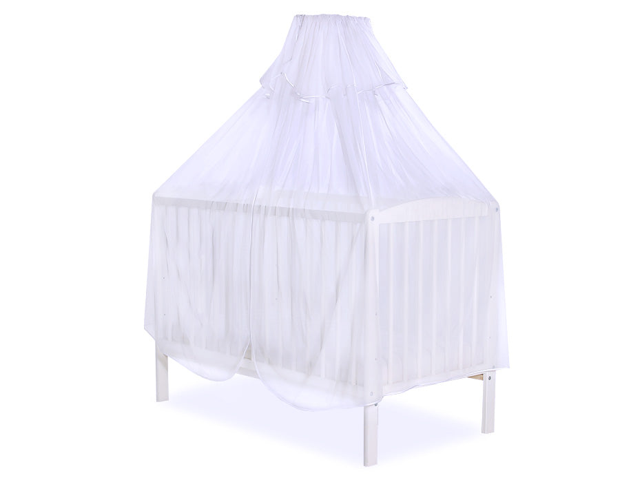 Mosquito-net made of chiffon - white
