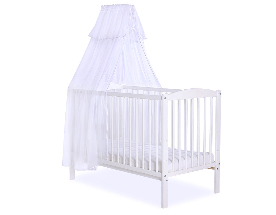 Mosquito-net made of chiffon-  white