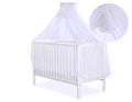 Mosquito-net made of chiffon-  white