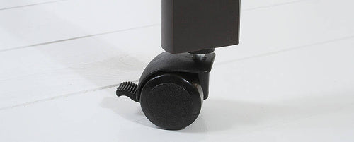 Baby cot castors - set black 4 pcs