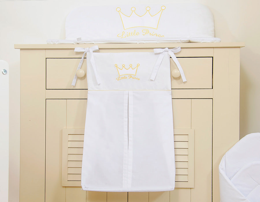 Diaper bag- Little Prince/Princess white