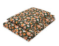 Baby cotton bedding set 2-pcs 135x100 cm- fox family on the green