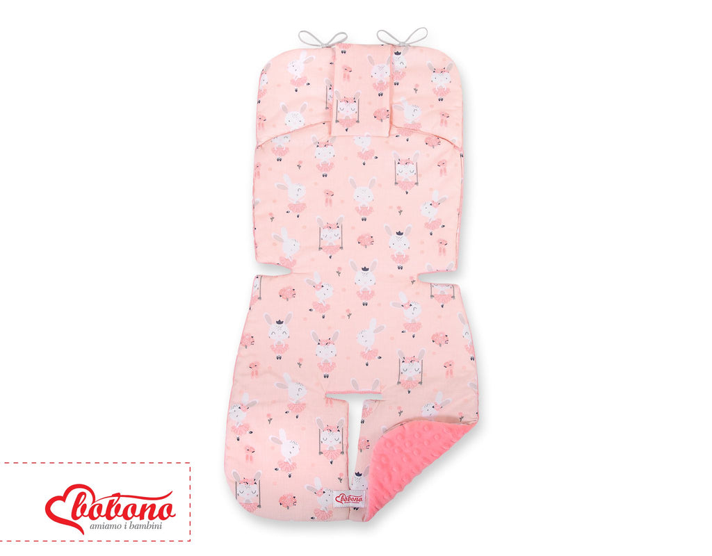Double-sided cart insert BOBONO - ballerinas pink/powder pink