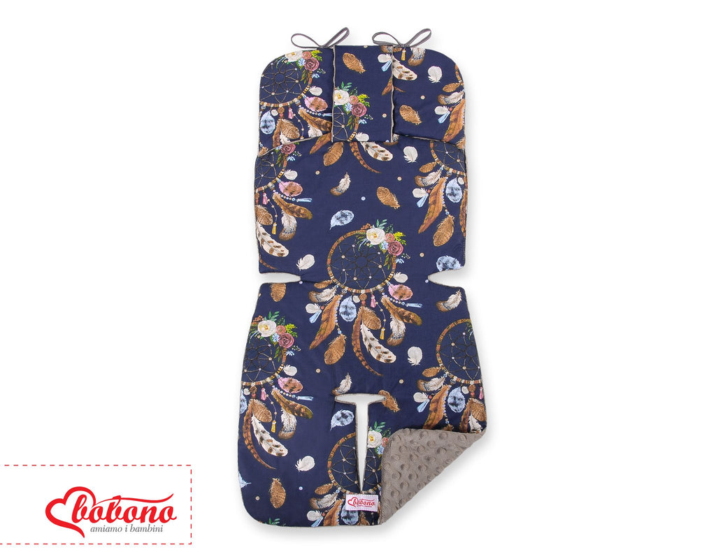 Double-sided cart insert BOBONO - dream catchers dark blue/gray brown