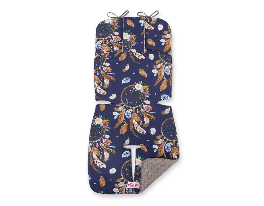 Double-sided cart insert BOBONO - dream catchers dark blue/gray brown