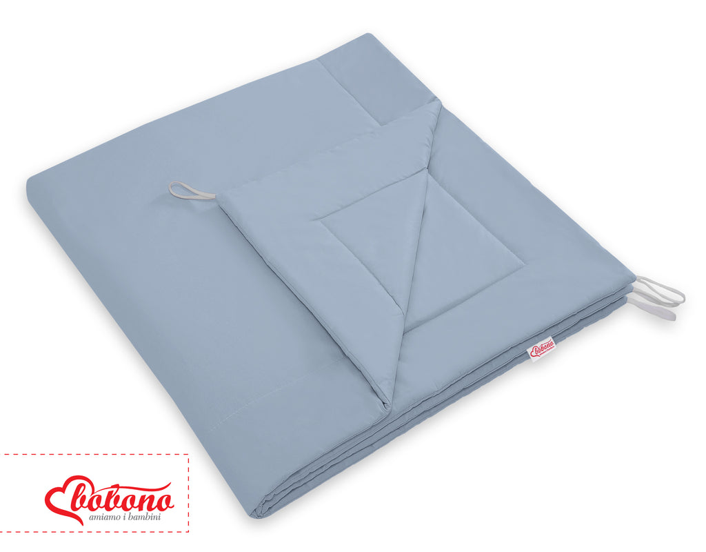 Double-sided teepee playmat- pastel blue