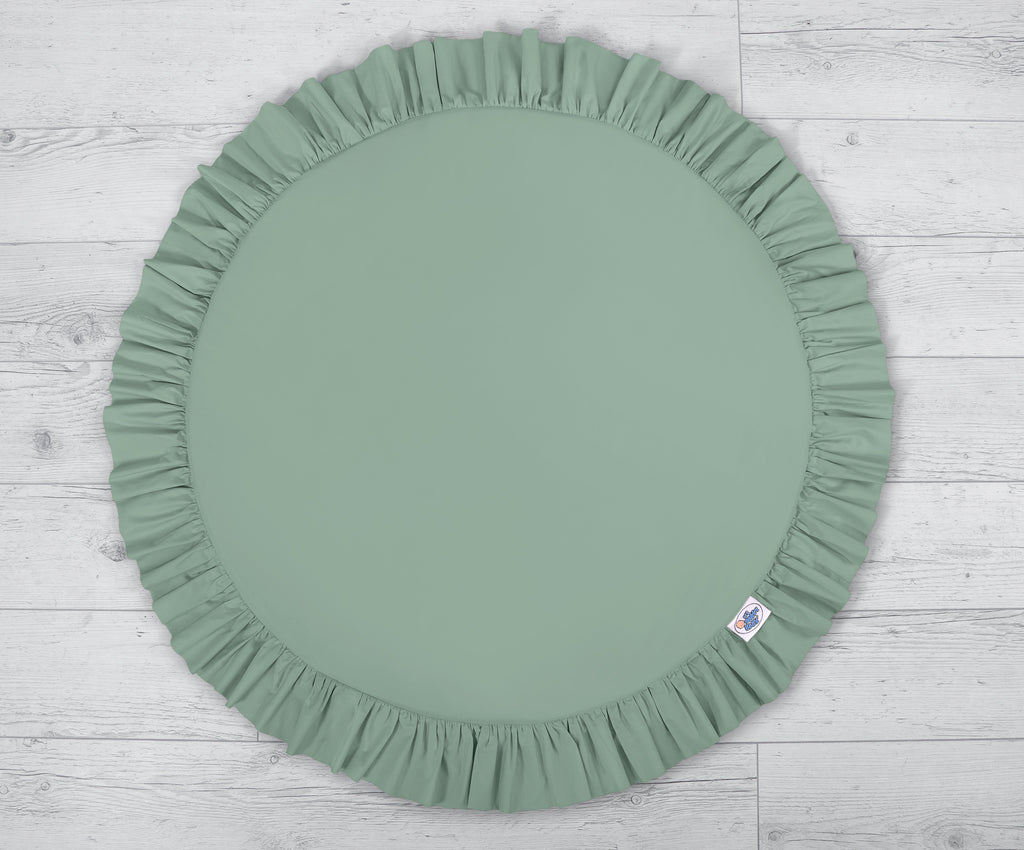 Floor play mat - pastel green