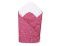 Baby nest with stiffening - wine red stars
