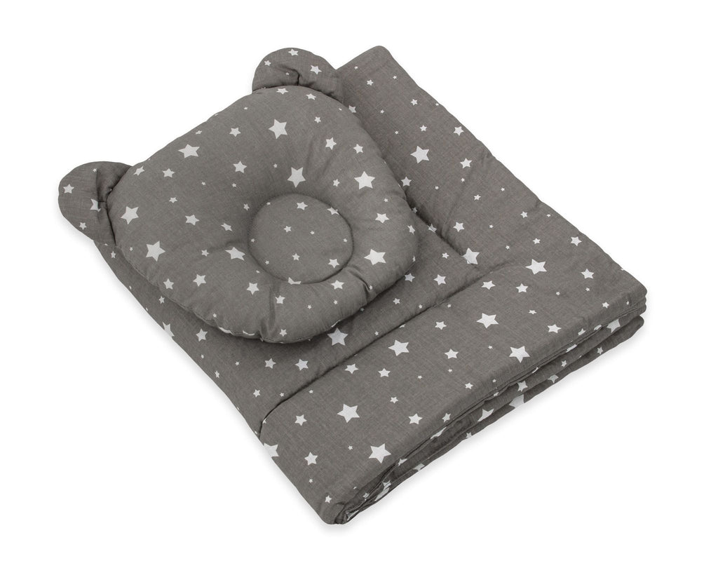 Duvet with pillow Teddy - 2pcs set - mini stars