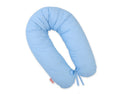 Cotton  pillowcase for pregnancy pillow Longer - Blue dots