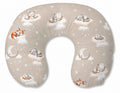 Breastfeeding Pillow Nursing Croissant Pillow, removable, Hands-Free Feeding- Twinkle Woodland