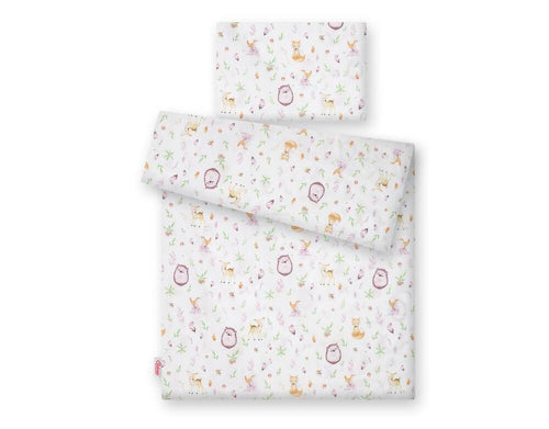 Baby cotton bedding set 2-pcs 120x90 cm- forest softness