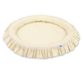 Nest with flounce - cream