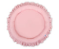 Nest with flounce - pastel pink