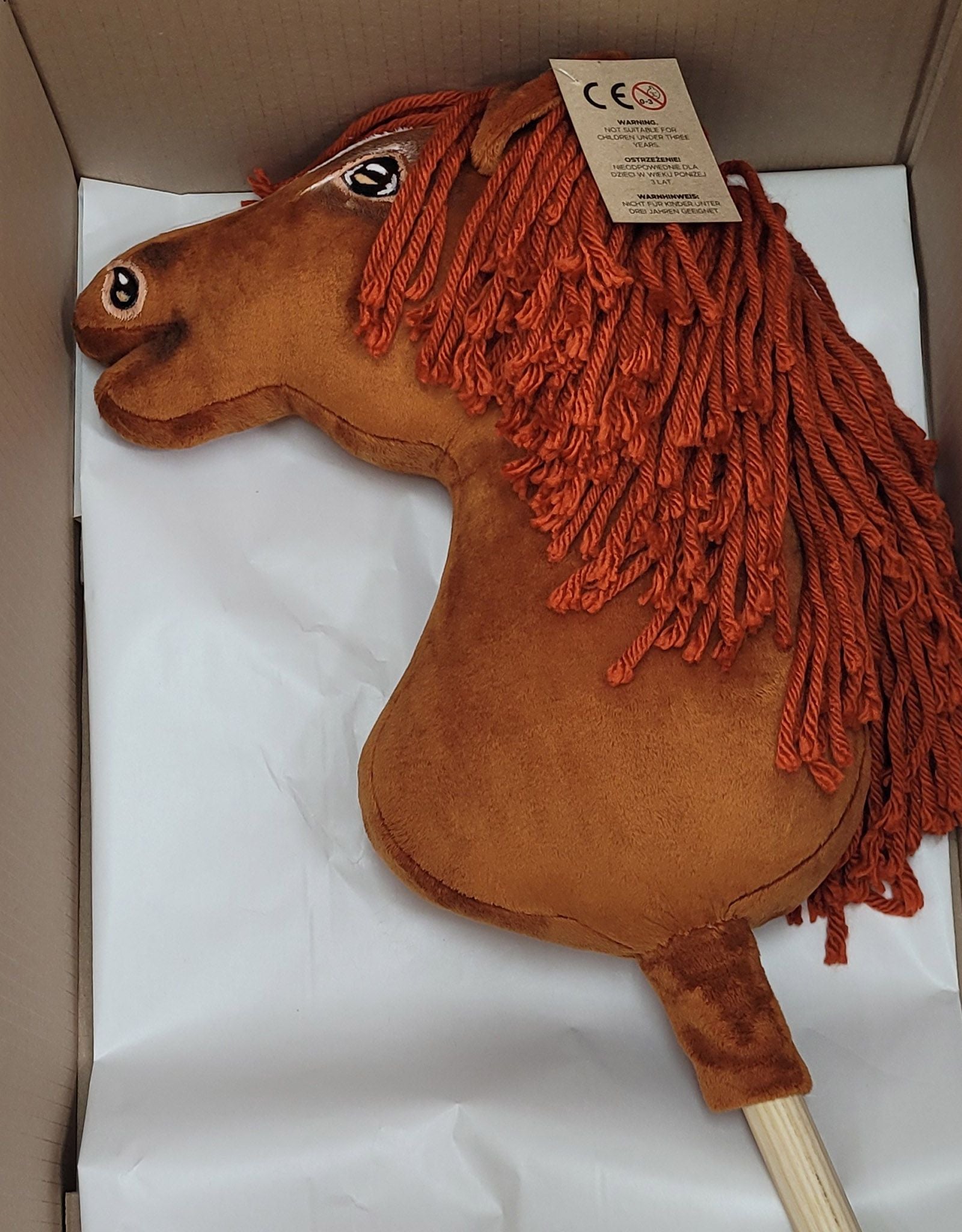 Horse on a stick Super Hobby Horse Premium  - chestnut horse A3
