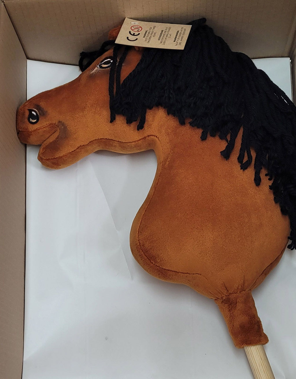 Horse on a stick Super Hobby Horse Premium - light bay horse A3