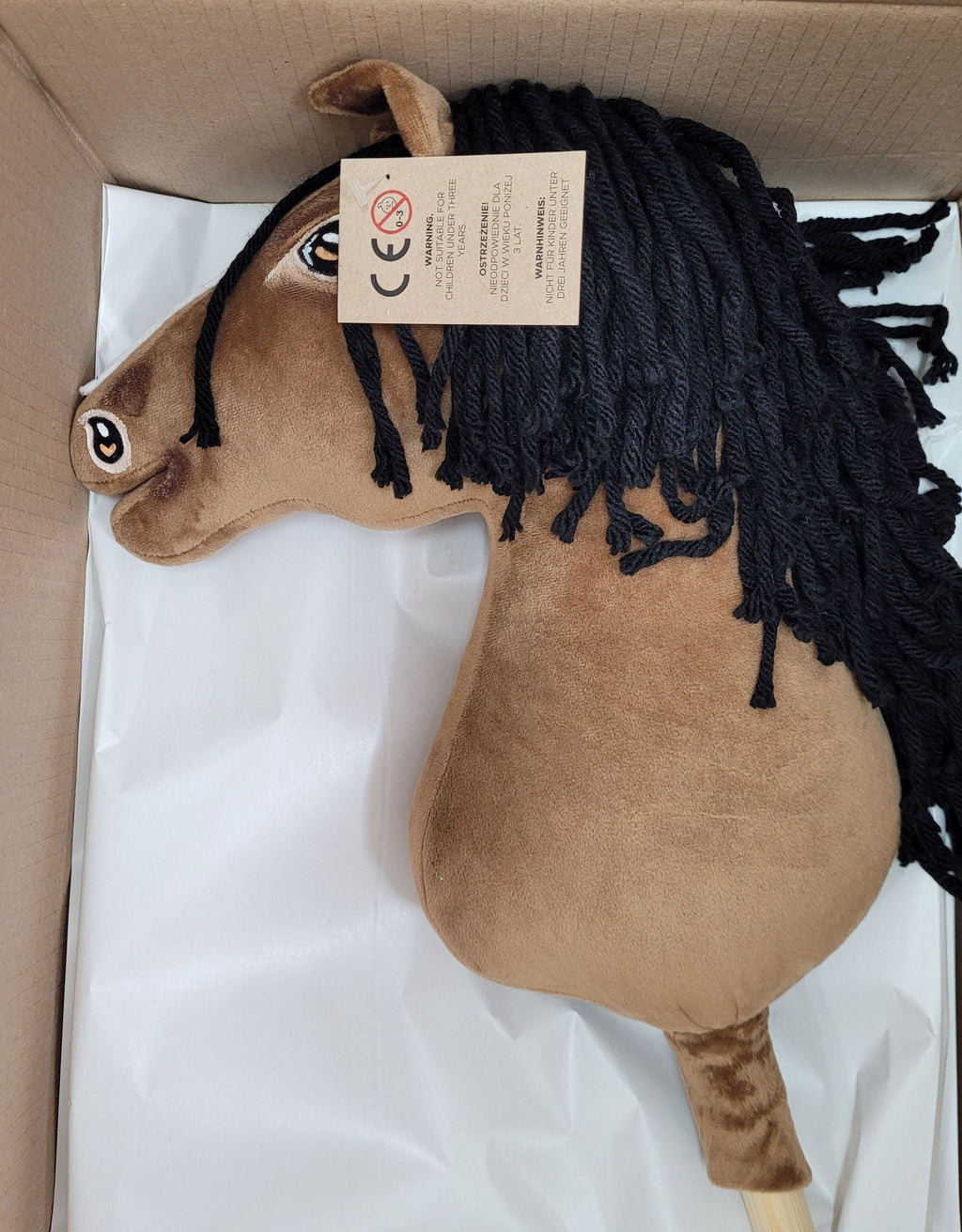 Horse on a stick Super Hobby Horse Premium - buckskin horse A3