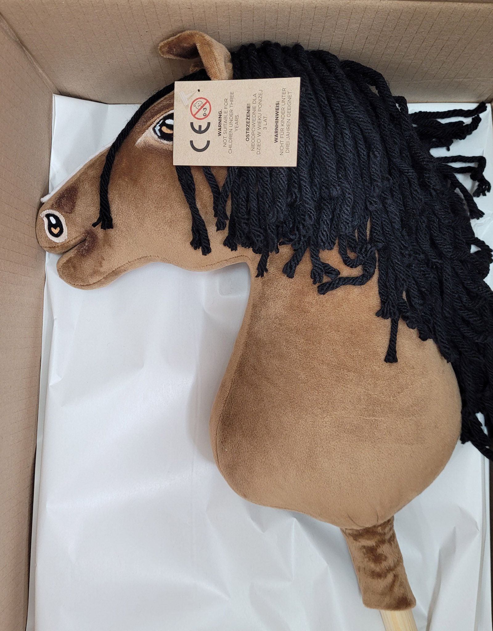 Horse on a stick Super Hobby Horse Premium - buckskin horse A3