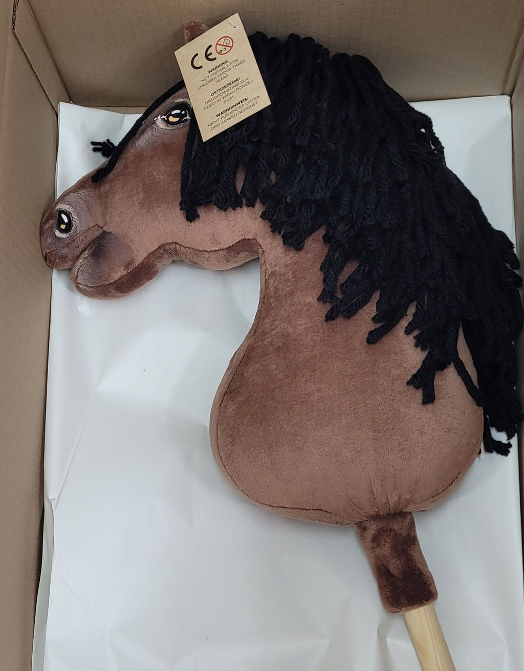 Horse on a stick Super Hobby Horse Premium - bay horse A3