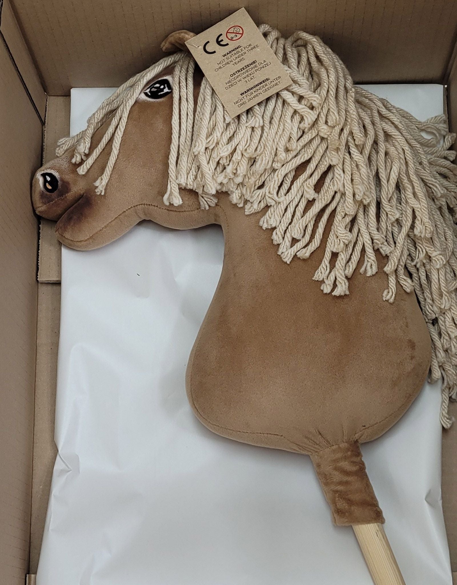 Horse on a stick Super Hobby Horse Premium - palomino horse A3