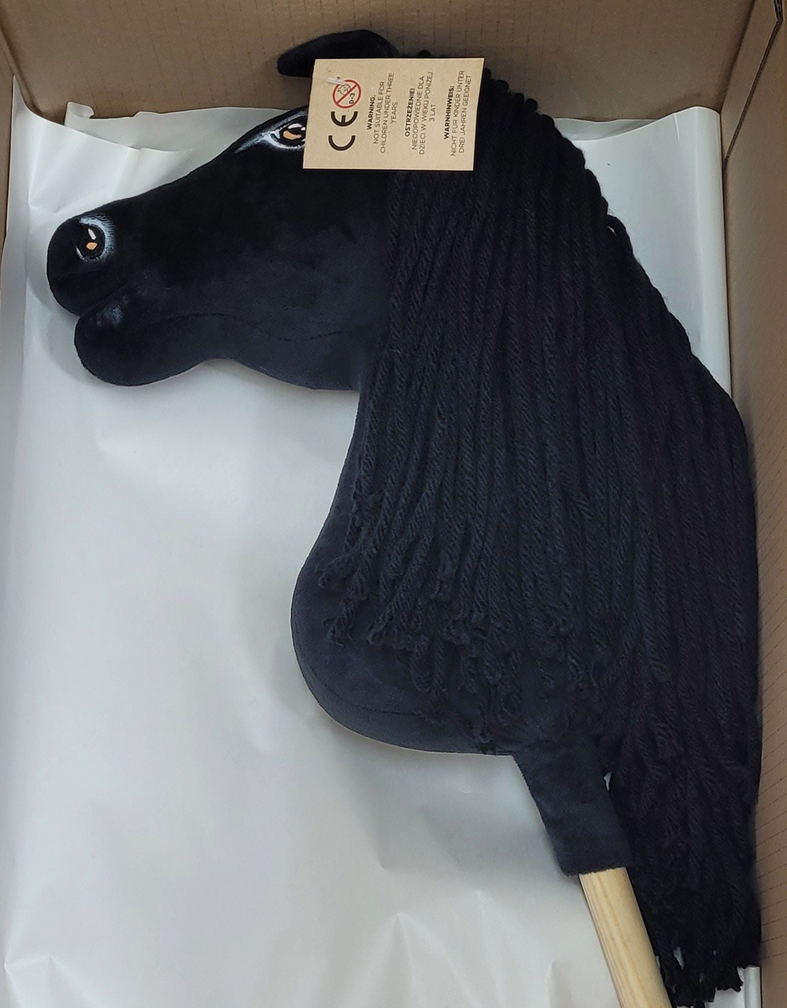 Horse on a stick Super Hobby Horse Premium - friesian horse frieze II A3