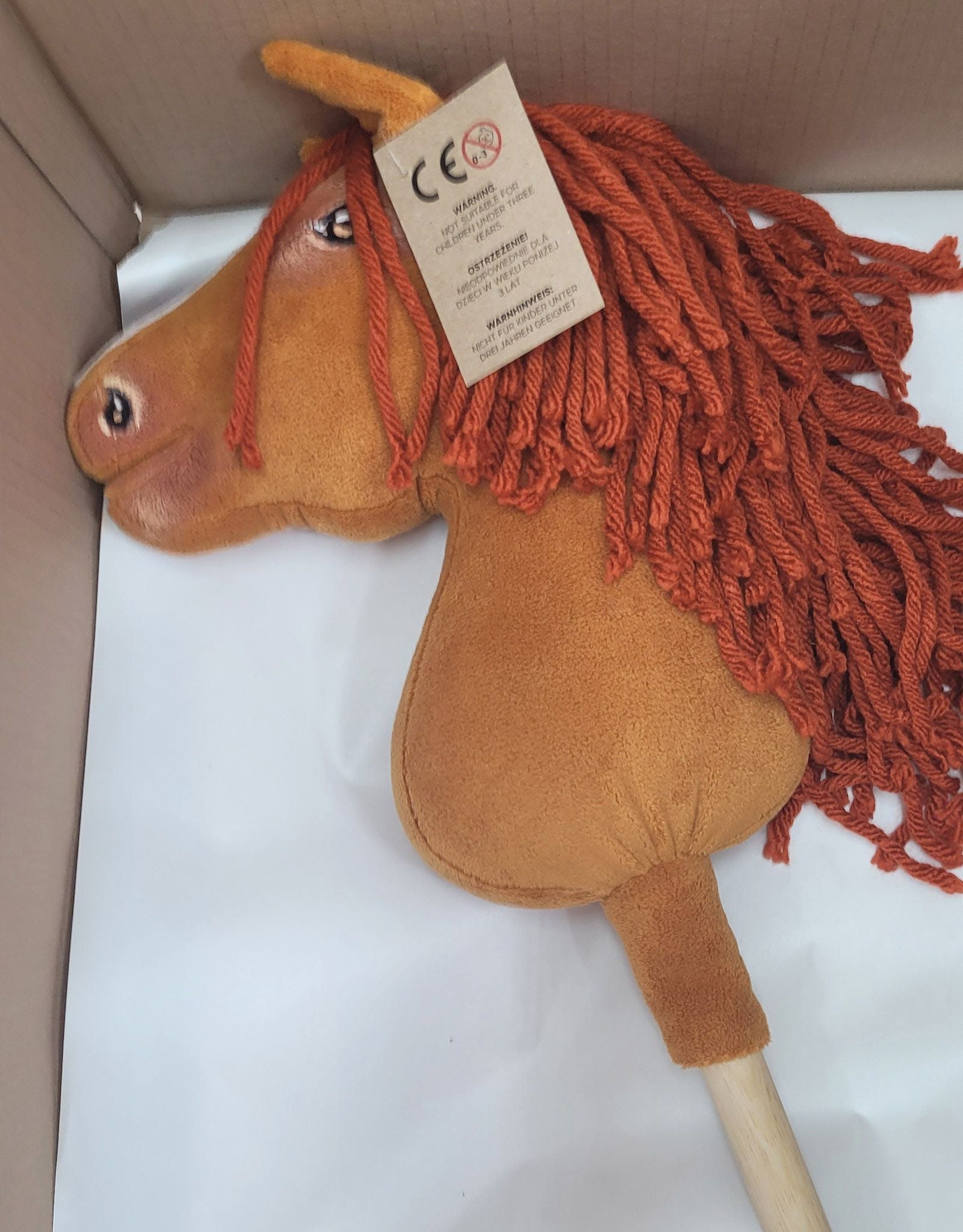 Horse on a stick Super Hobby Horse Premium - chestnut horse A4