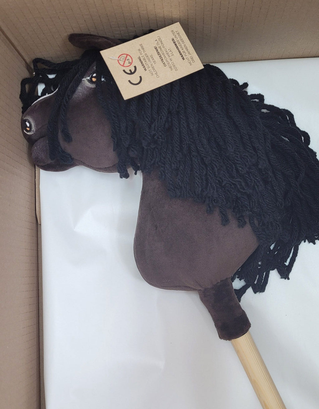 Horse on a stick Super Hobby Horse Premium - dark bay horse A4