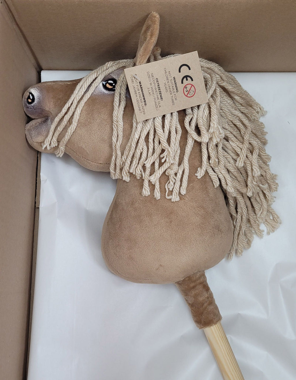 Horse on a stick Super Hobby Horse Premium - palomino horse A4