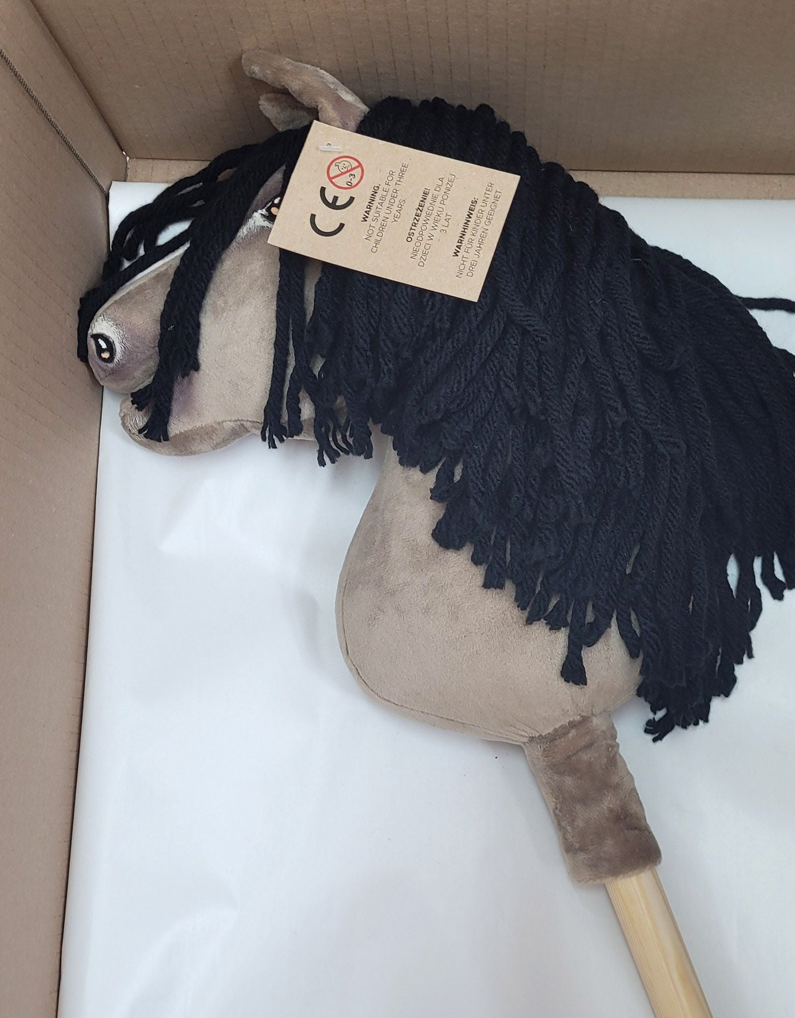 Horse on a stick Super Hobby Horse Premium - dun horse A4