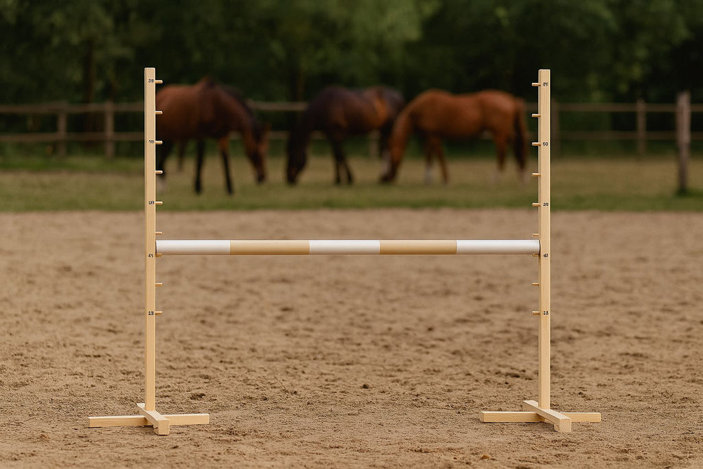 Jumping obstacle for Hobby Horse 120cm, beam beige