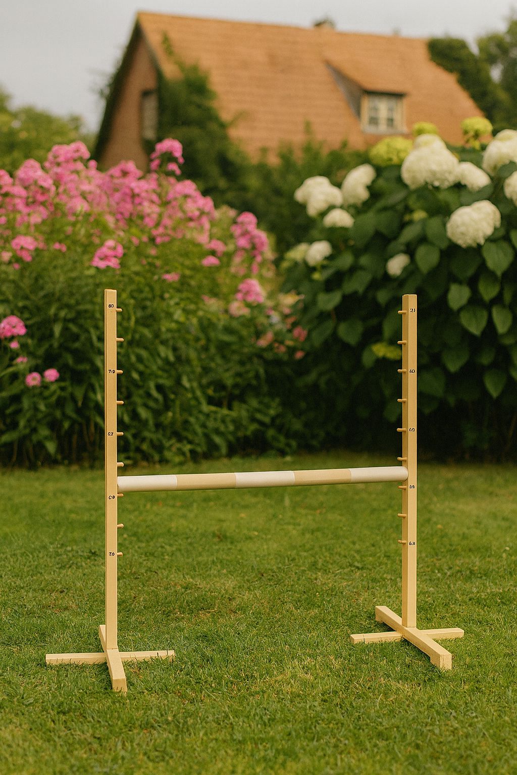 Jumping obstacle for Hobby Horse 120cm, beam beige