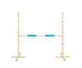 Jumping obstacle for Hobby Horse 120cm, beam light blue