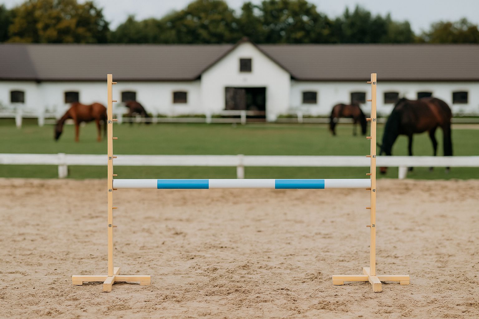 Hobby Horse jumping bar - light blue - 120 cm