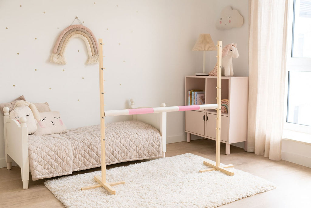 Hobby Horse jumping bar - light pink - 120 cm