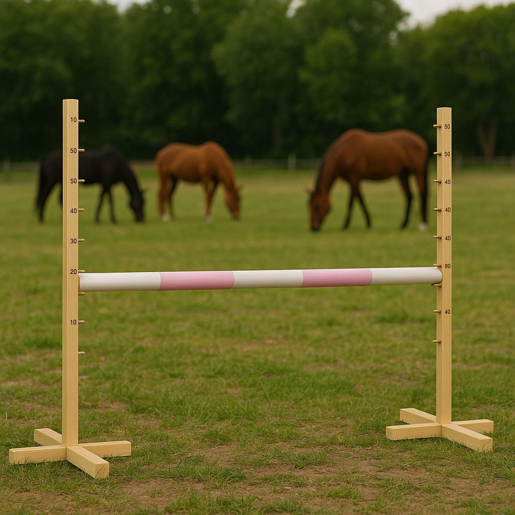 Hobby Horse jumping bar - light pink - 120 cm