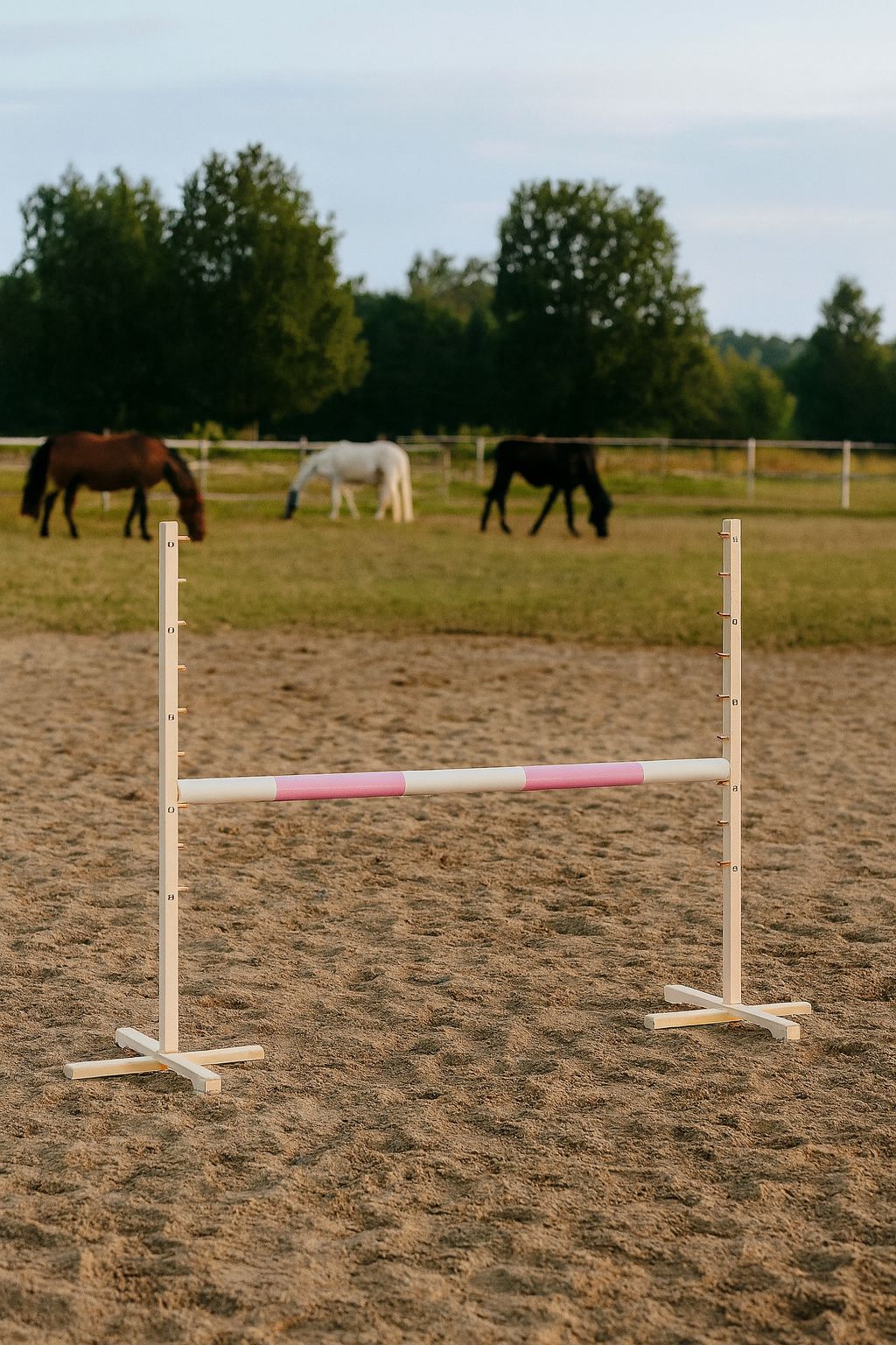 Hobby Horse jumping bar - light pink - 120 cm