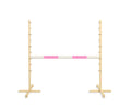 Jumping obstacle for Hobby Horse 120cm, beam light pink