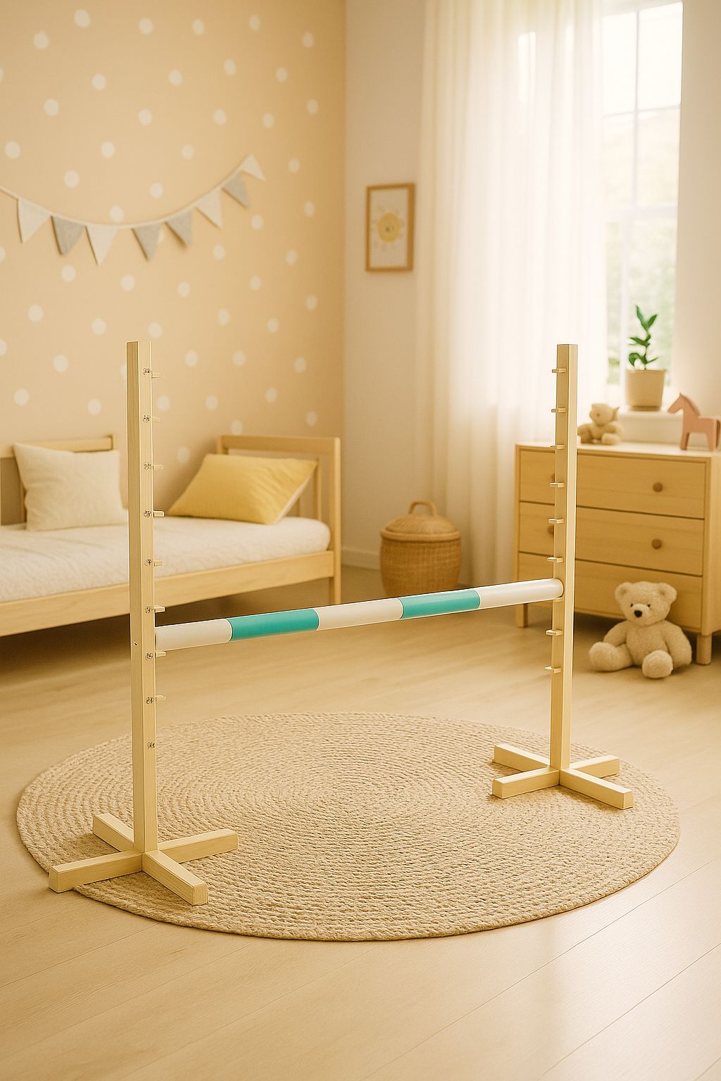 Hobby Horse jumping bar - mint - 120 cm